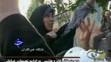 Beschreibung: فائزه هاشمی برای اجرای حکم شش ماه حبسش به زندان رفت